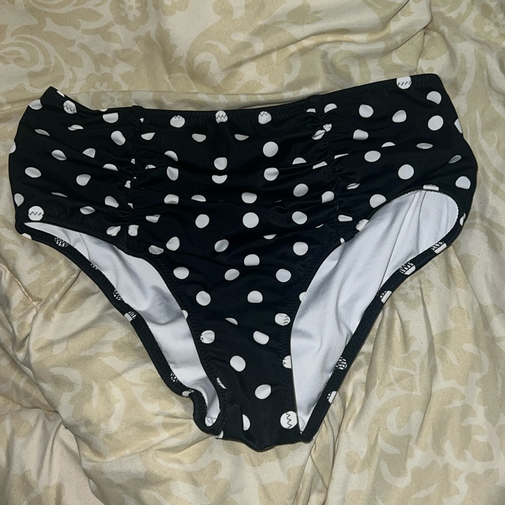 NWOT Victoria’s Secret polka dot bikini bottoms